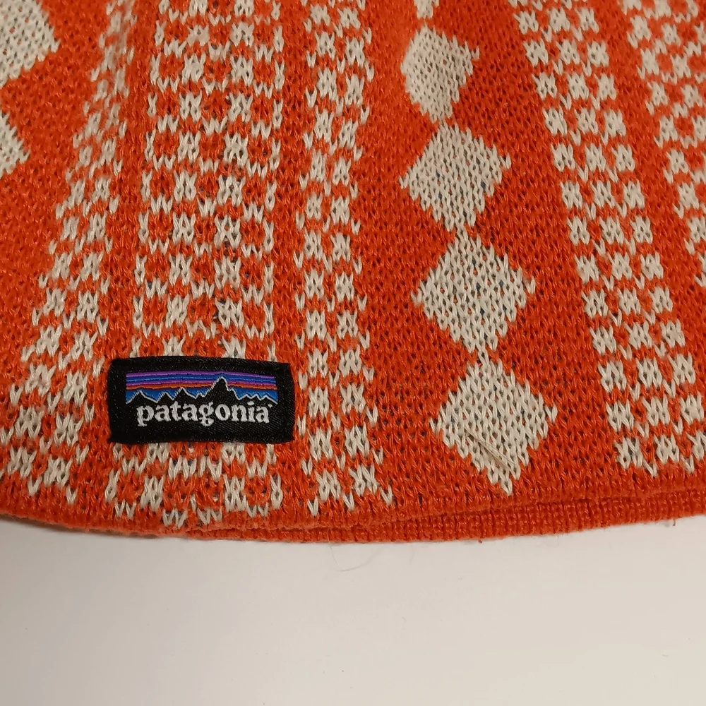 Patagonia Baby Animal Friends Beanie Fox Henna Brown 18-24 Months